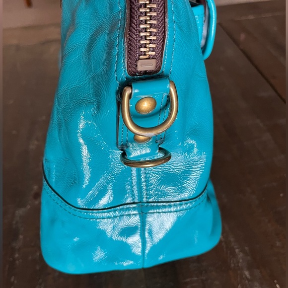 COACH Limited Edition FRANCINE TURQUOISE LEGACY TOTE BAG - Picture 11 of 15